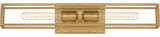 Quoizel LGN8624WS Two Light Bath, Weathered Brass Finish