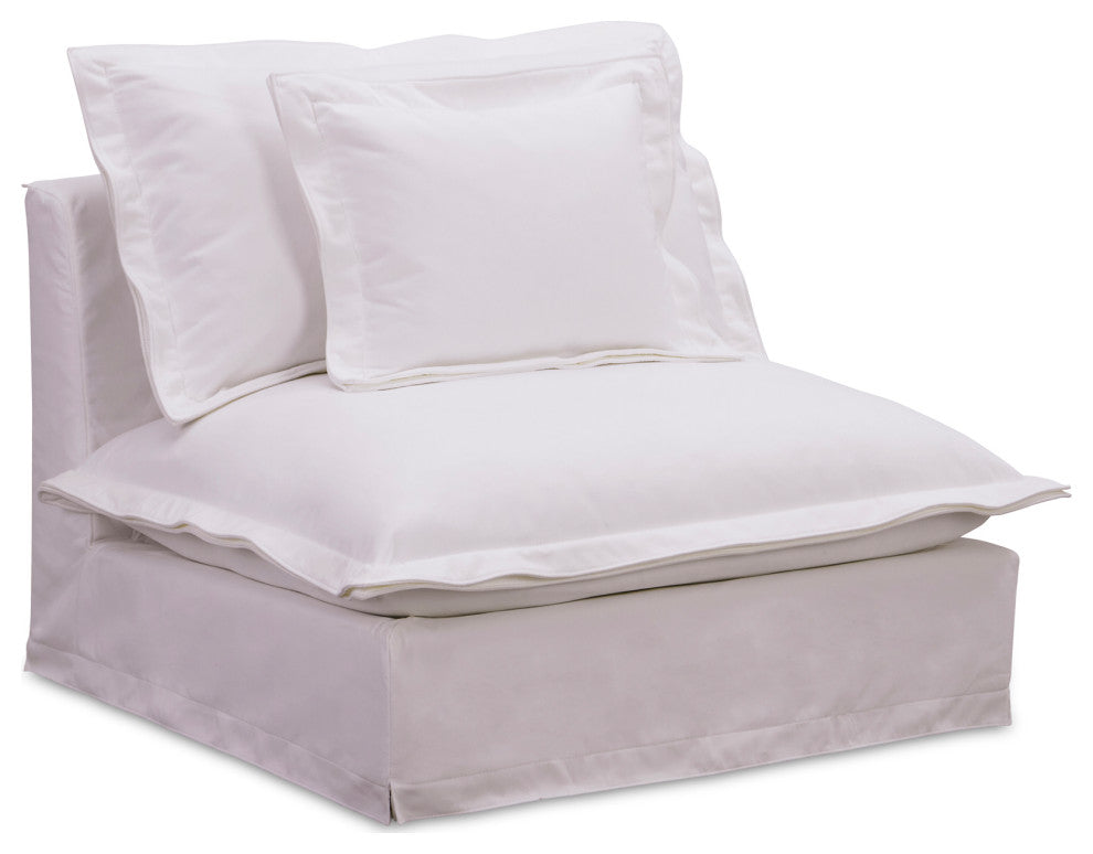 Olivia Slipper Chair White