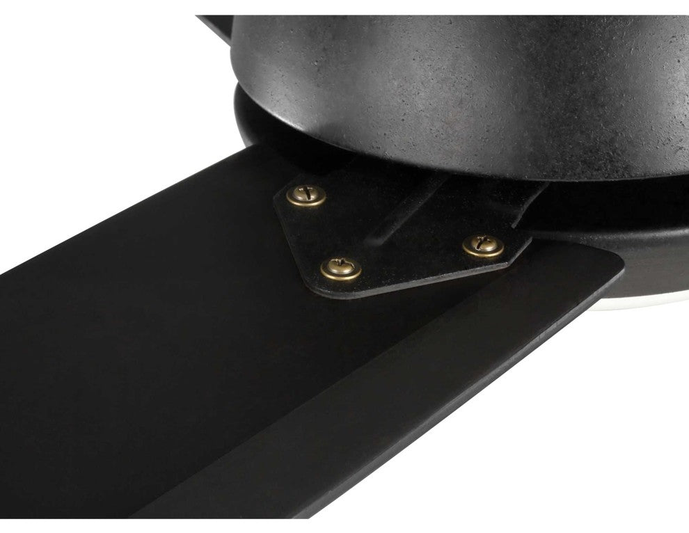 Oriole 3-Blade 60" Ceiling Fan With LED Light, Brushed Nickel