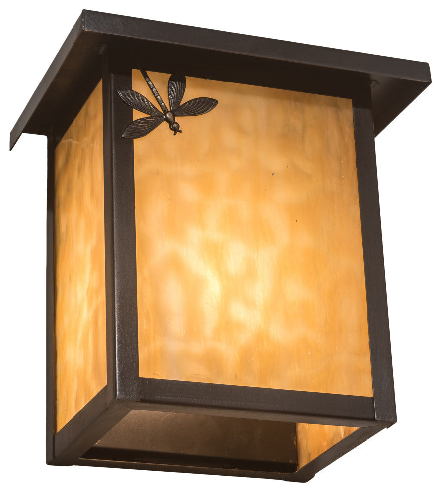 8 Wide Seneca Dragonfly Left Wall Sconce