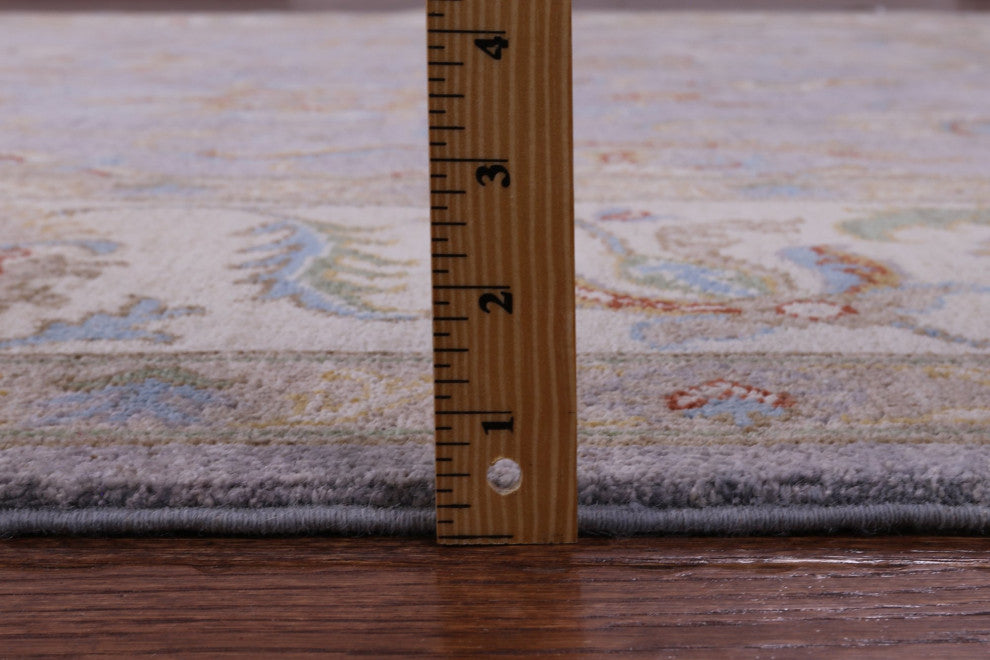 8' 10" X 11' 5" Handmade Turkish Oushak Wool Rug - Q12810