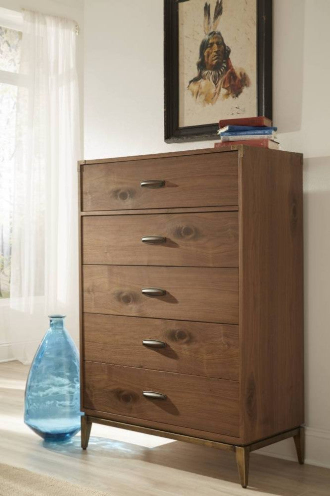 Alistair Mid-Century Walnut Chest