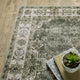 Michaela Machine Washable Vintage Beige/ Brown Area Rug, Beige, 7'6"x10'