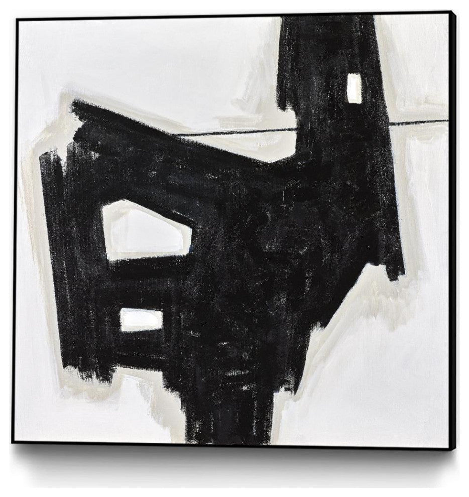 "LUPO" Framed Canvas by Giant Art 30"x30"