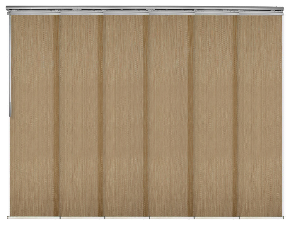 Anders 6-Panel Track Extendable Vertical Blinds 98-130"W