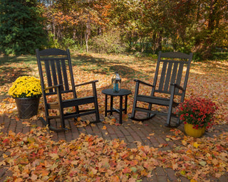 Polywood Presidential 3-Piece Rocker Set, Sunset Red