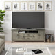 Redmond Solid Wood 72 Inch Tv Media Stand In Distressed Grey For Tvs Up To 80"