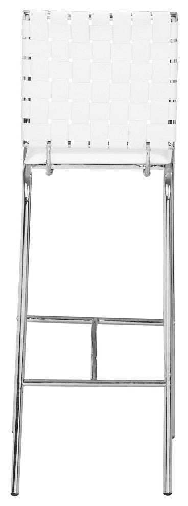 Criss Cross Bar Chair, Set of 2 White