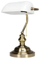 Classical vintage banker reading lamp for bedroom, study room, Blue
