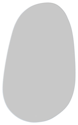 Starla 36 in. x 59 in. Pebble Mirror, White