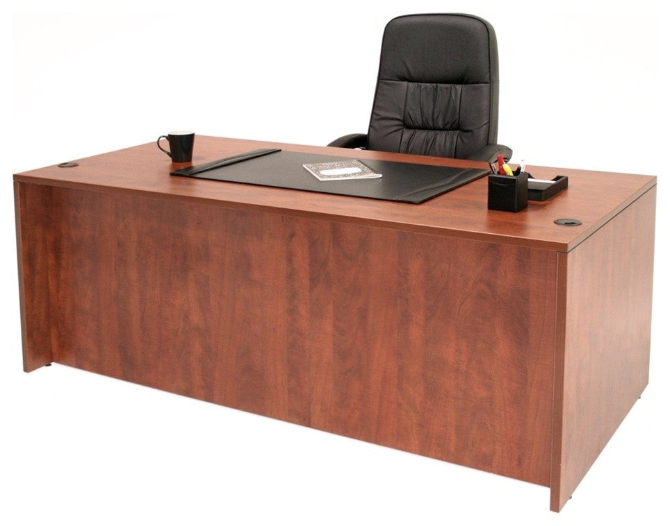 Legacy 60" Double Pedestal Desk, Cherry