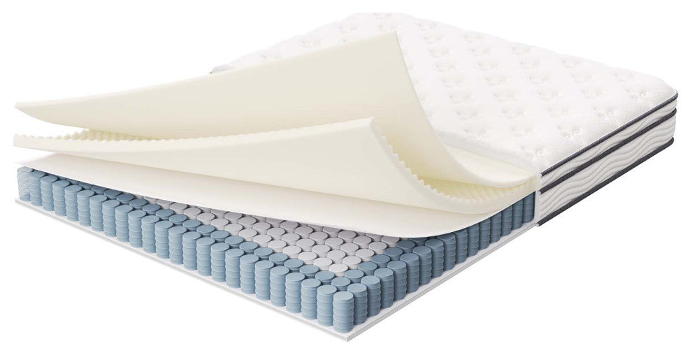Jenna 8" Queen Innerspring Mattress MOD-6135-WHI