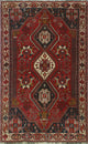 Fine Vintage Distressed April Red Rug