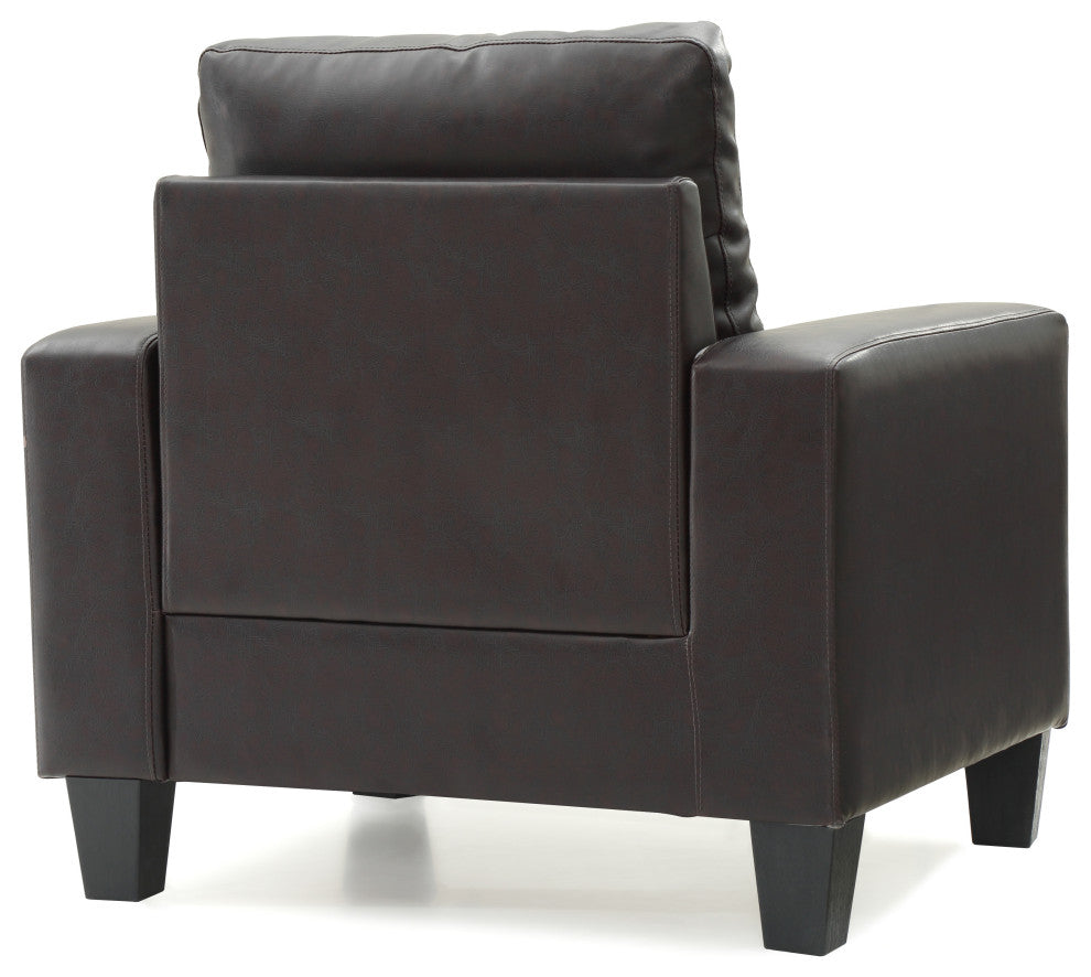 Newbury Club Chair, Cappuccino