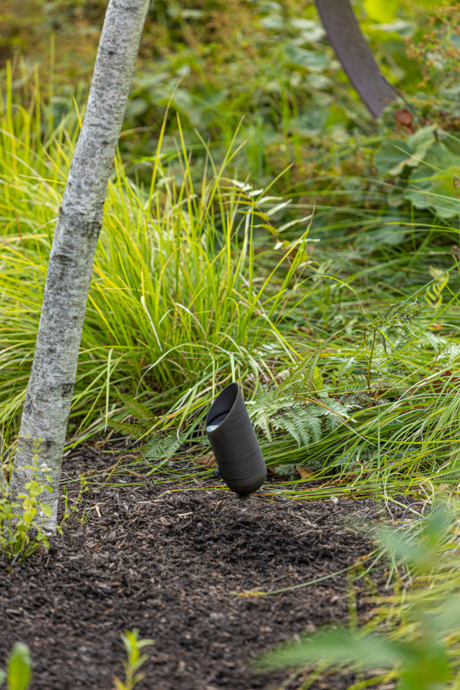 Hinkley Lumacore 12V Variable Output Led 3000K Spot Light, Brass Satin Black