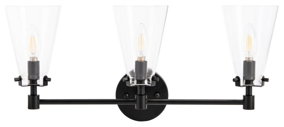 Safavieh Lonsen Vanity Sconce, Black