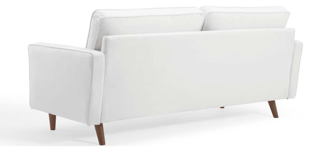 Sofa, Velvet, White, Modern, Living Lounge Room Hotel Lobby Hospitality