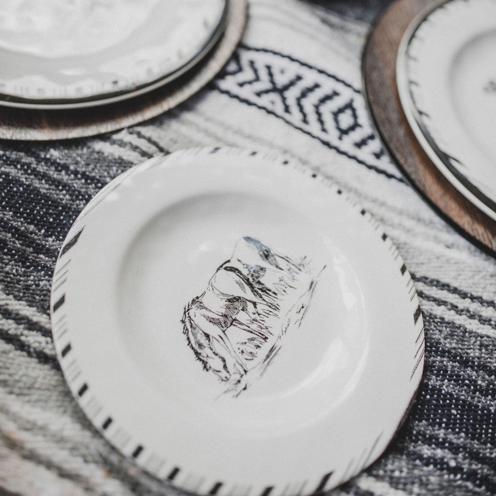 Ranch Life Melamine Salad Plate, 4 Piece