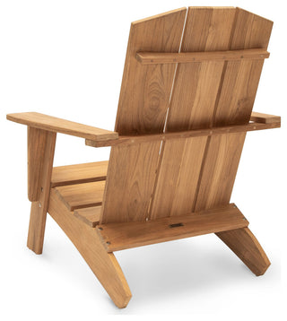 Bainbridge 3-Piece Teak Deep Seating Outdoor Adirondack Lounge Set