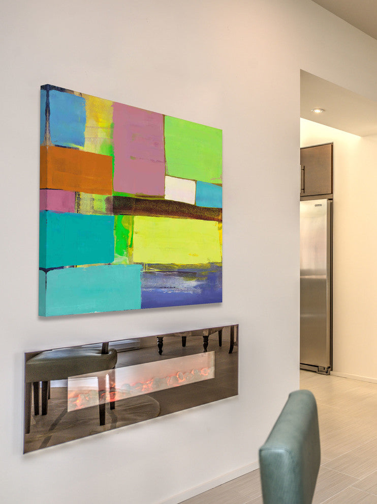 "New Harmony II" Painting Print on Canvas by Julie Joy