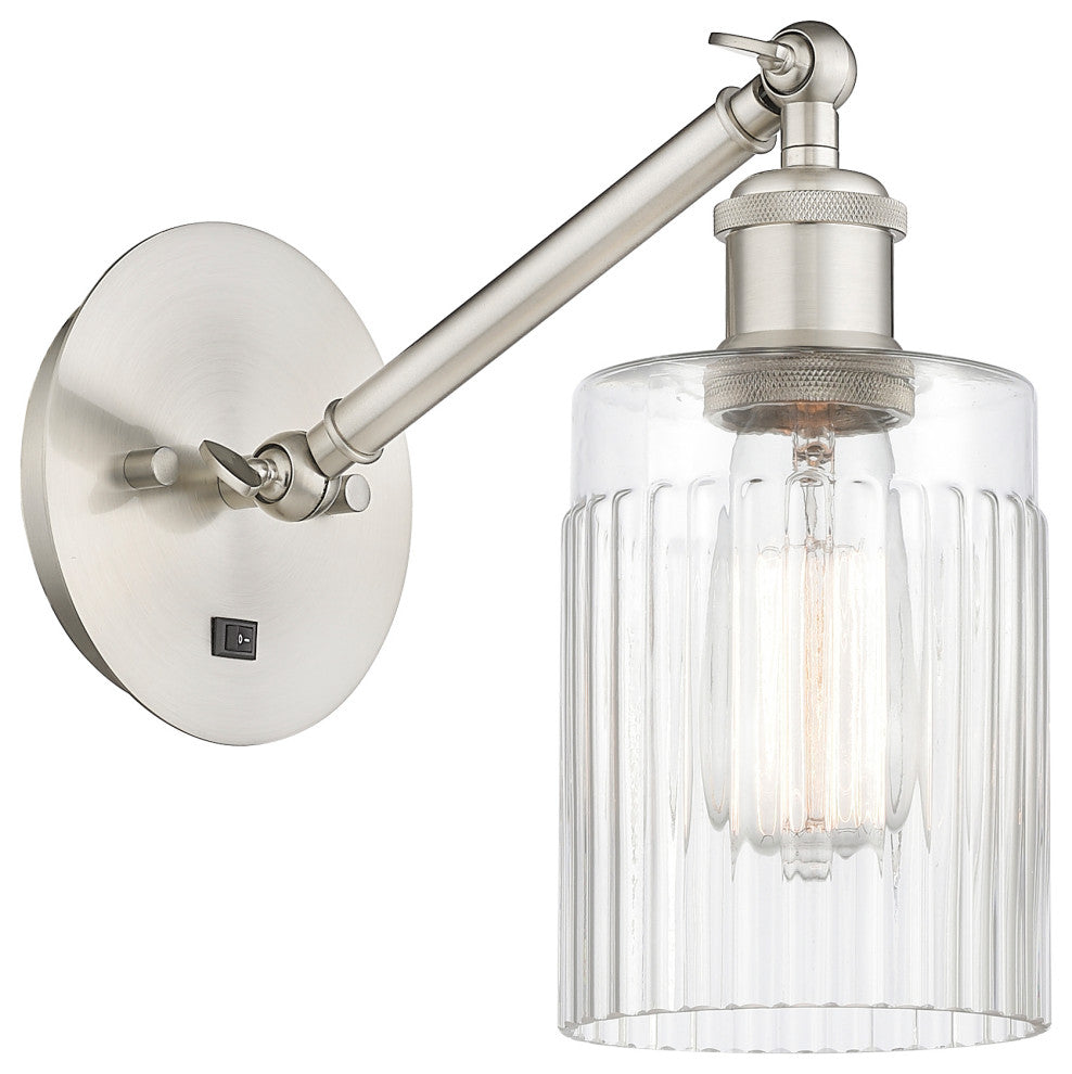 Innovations 317-1W-SN-G342-LED Hadley 1 Light Sconce, Brushed Satin Nickel