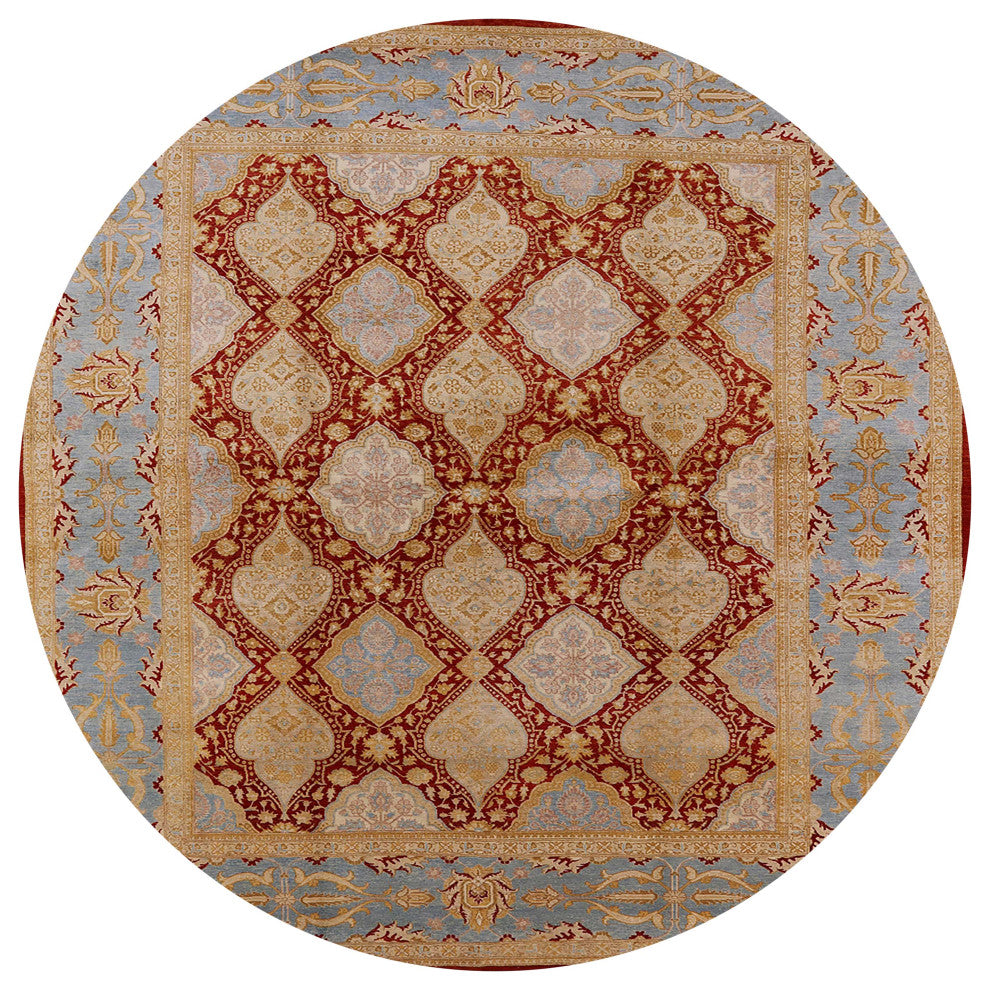 Ahgly Company Indoor Round Mid-Century Modern Area Rugs, 8' Round