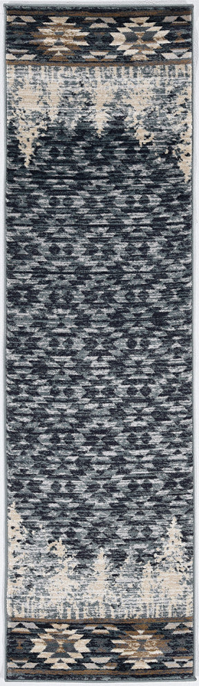 KAS Chester 5636 Slate Blue Pines Area Rug, 9'x12'