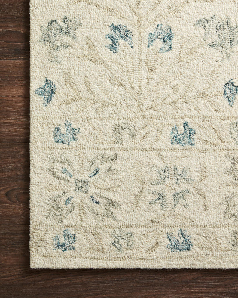 Loloi Norabel Ivory/Grey 2'-6" x 9'-9" Area Rug