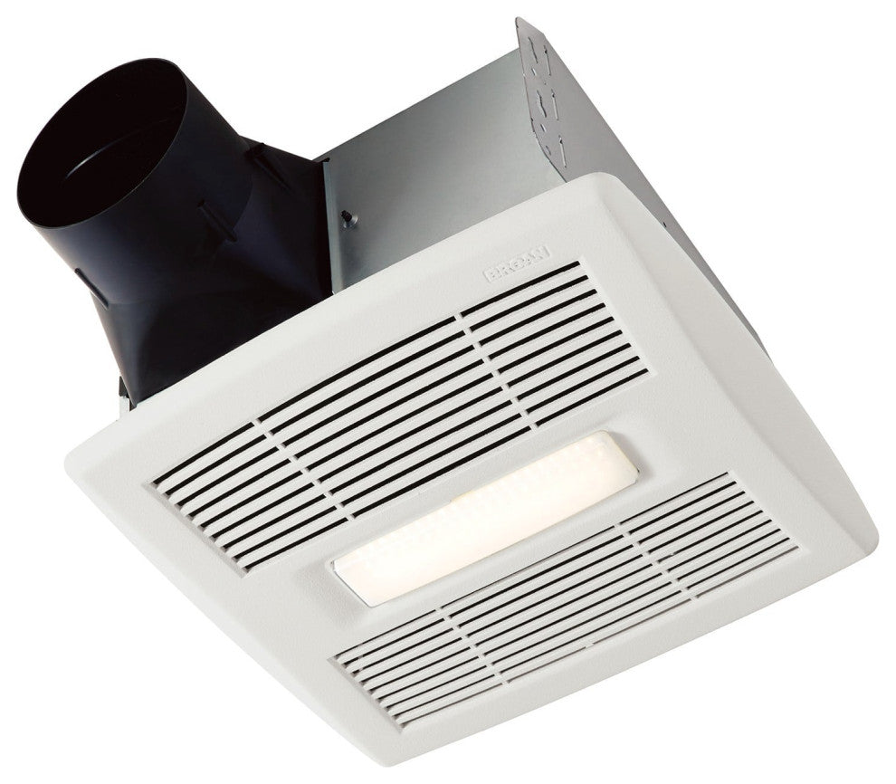 Broan AE110L Flex Series 110 CFM Roomside Installation Exhaust Fan With Light