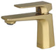 STYLISH Single Handle Bathroom Faucet - Brushed Gold