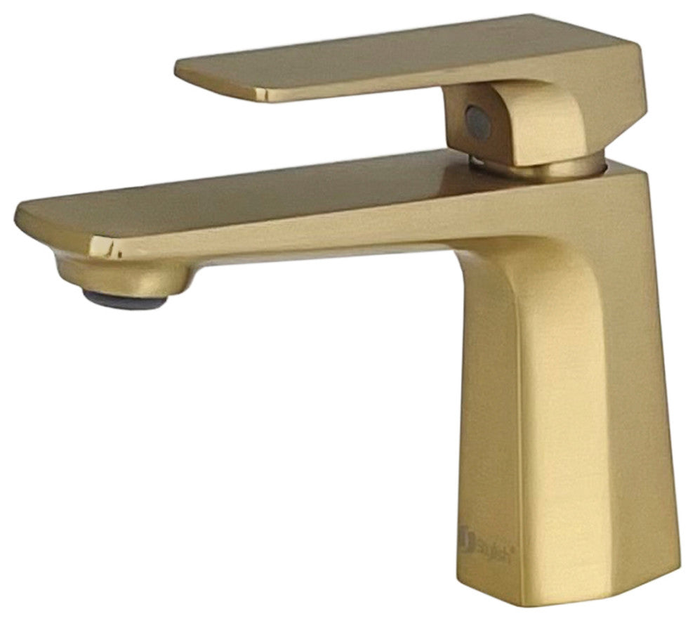 STYLISH Single Handle Bathroom Faucet - Brushed Gold