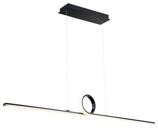Loophole 1 Light Pendant, Black