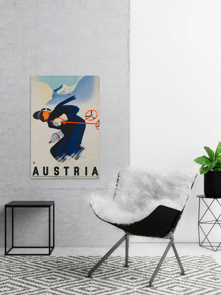 "Austria" Painting Print on Wrapped Canvas, 12"x18"
