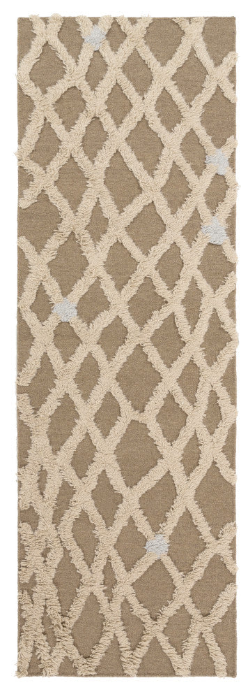 Surya Midelt MDT-1001 8'x11' Rug, Khaki/Light Gray/Taupe
