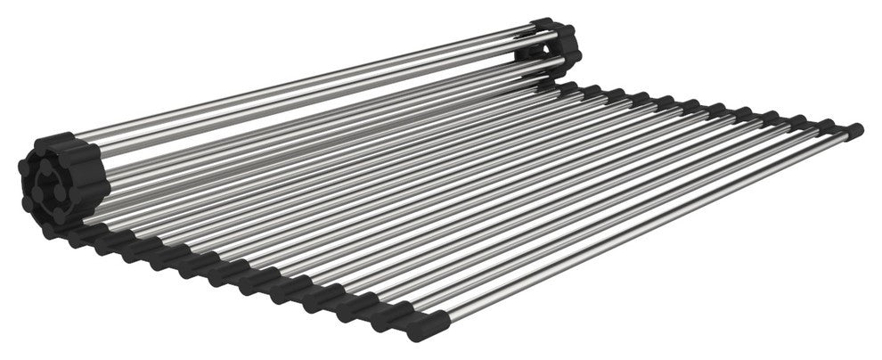 Stainless Steel Roll Up Sink Grid, 15"x18"