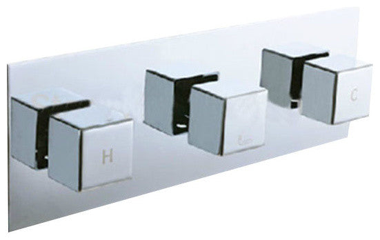 Brass Shower Valve Panel With Diverter Ceramic Plate Spool
