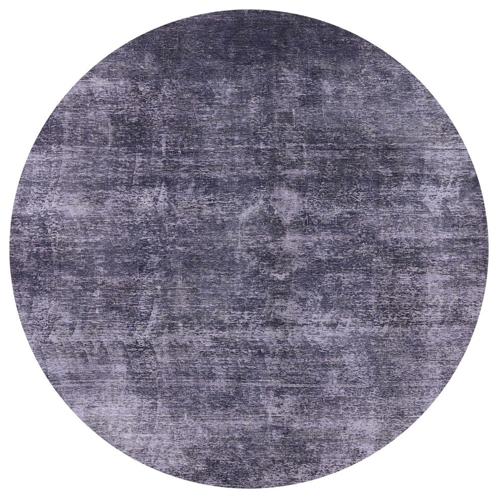 Ahgly Company Indoor Round Mid-Century Modern Area Rugs, 5' Round