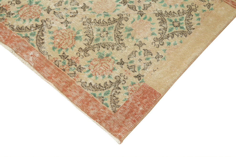 Rug N Carpet - Handwoven Turkish 3' 6" x 6' 7" Over-dyed Small Area Rug