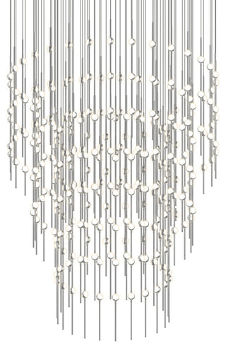 Sonneman 2174.W-27 Constellation Centaurus Pyramid 3 Light 48"W - Satin Nickel