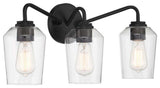 Shayna Vanity 3  Light  Flat Black