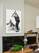 "Gramps at the Plate" Painting Print on Canvas by Norman Rockwell