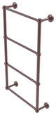 Dottingham 4 Tier 30" Ladder Towel Bar with Groovy Detail, Antique Copper