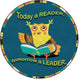 Flagship Carpets FE489-27A 6'RND Reader To Leader Rug