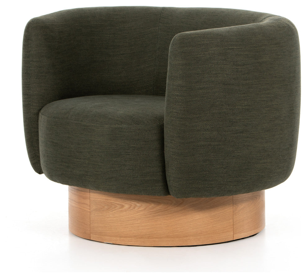 Calista Swivel Chair-Atlantis Moss