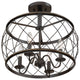 Quoizel Dury Four Light Semi-Flush Mount RDY1717PN