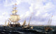 Albert Van Beest View of Shipping in new Bedford Harbor Wall Decal