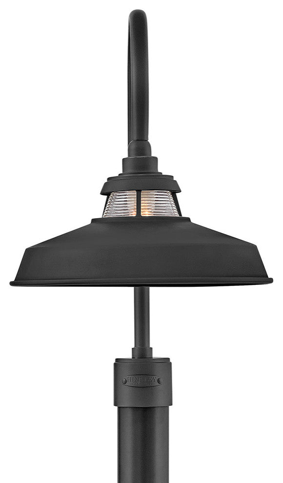 Hinkley Troyer Medium Post Mount Lantern, Black