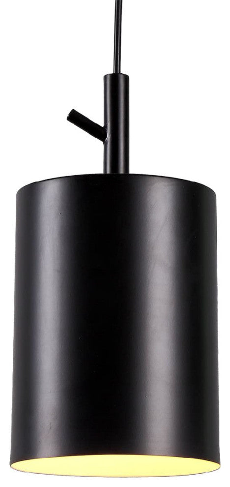 1 Light black pendant Edison Style Hanging light Kitchen Island Ceiling light