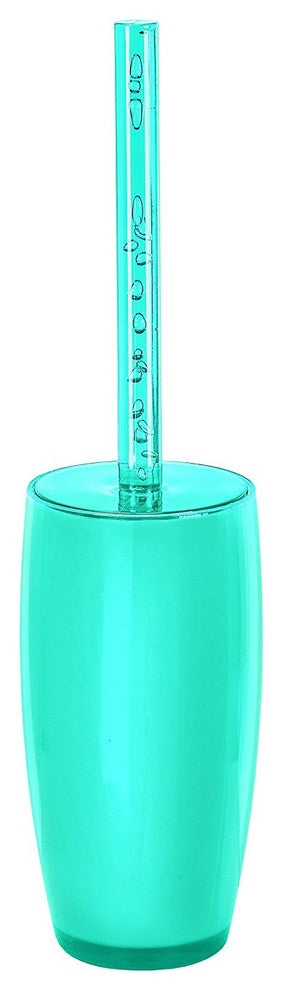 Acrylic Bathroom Accessories, Joker, Turquoise, Toilet Brush Holder