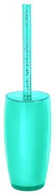 Acrylic Bathroom Accessories, Joker, Turquoise, Toilet Brush Holder